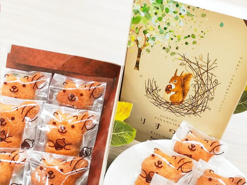 いちほまれの米粉フィナンシェりすのす